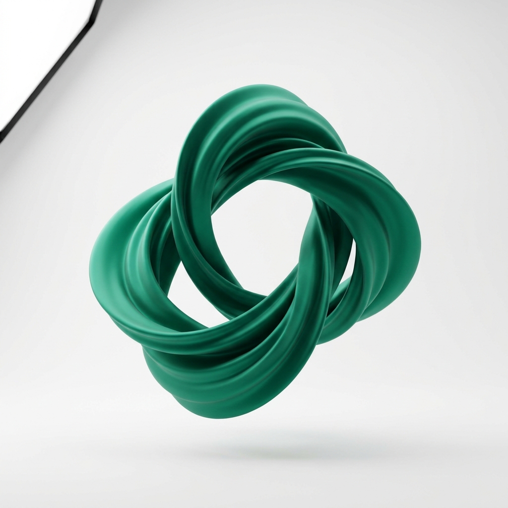 Abstract 3D investment growth visual